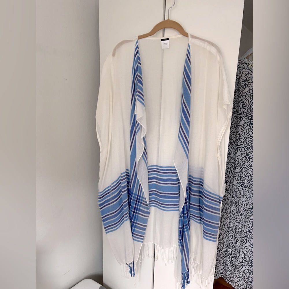 J. CREW cotton/acrylic shawl. One size - Picture 4 of 7
